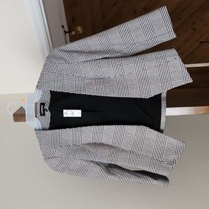 Express Black and White Blazer